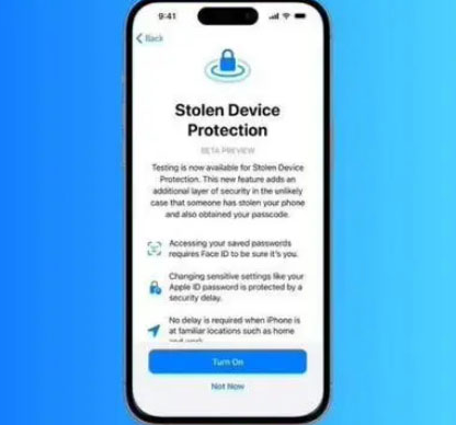 门头沟苹果授权维修店分享被盗设备保护功能开启方法 