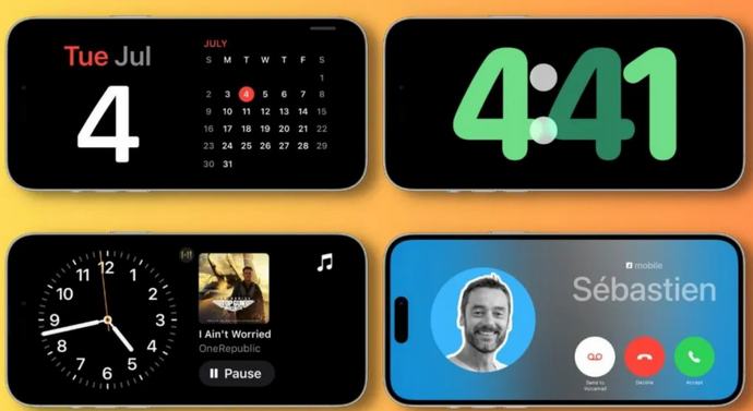 门头沟苹果手机维修分享iOS17横屏充电待机显示有什么好处 