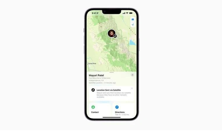 门头沟苹果14维修分享iPhone14系列中 FindMy功能通过卫星分享位置方法教程 