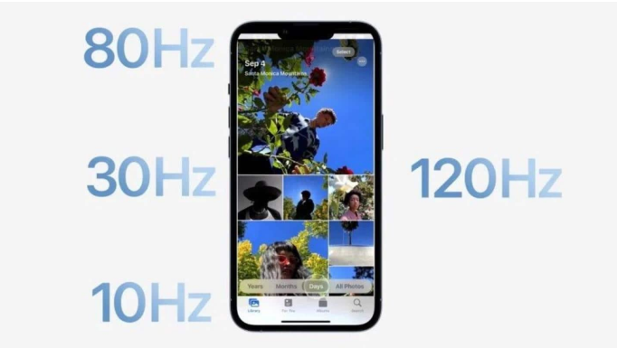 门头沟苹果14维修分享iPhone 14有高刷吗 